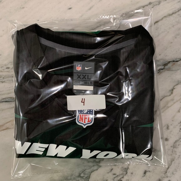Nike Elijah Moore #8 New York Jets NFL Jersey Men's XXL Black Green - Picture 10 of 10